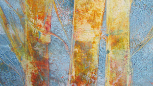 Original art for sale at UGallery.com | Bare Trees 2 by Valerie Berkely | $325 | oil painting | 14' h x 11' w | photo 4