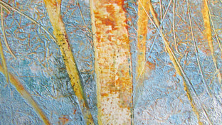Original art for sale at UGallery.com | Bare Trees 3 by Valerie Berkely | $325 | oil painting | 14' h x 11' w | photo 4