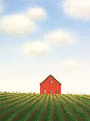 Original art for sale at UGallery.com | In the Summer Fields by Sharon France | $575 | acrylic painting | 12' h x 12' w | photo 4