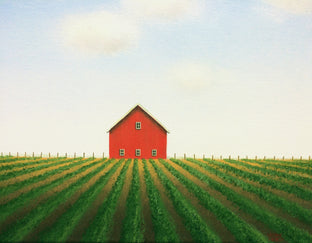 Original art for sale at UGallery.com | In the Summer Fields by Sharon France | $575 | acrylic painting | 12' h x 12' w | photo 3