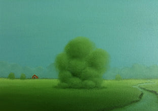 Original art for sale at UGallery.com | Near the Quiet Stream by Sharon France | $1,275 | acrylic painting | 16' h x 20' w | photo 4