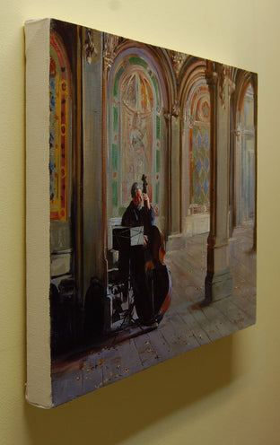 Original art for sale at UGallery.com | Bass Line by Onelio Marrero | $900 | oil painting | 16' h x 20' w | photo 2