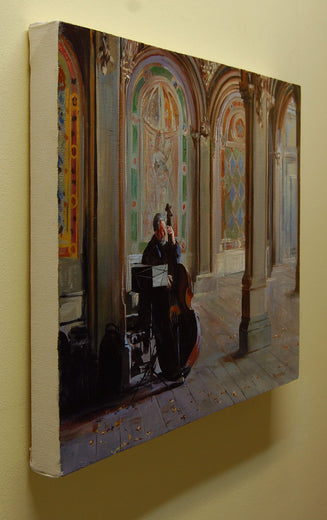 Bass Line by Onelio Marrero |  Side View of Artwork 