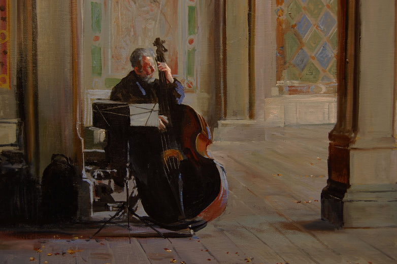 Bass Line by Onelio Marrero |   Closeup View of Artwork 