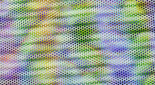 I See Them in Montage (Sound Synthesis (C on C on C (Poem Painting))) by Jack R. Mesa |  Context View of Artwork 