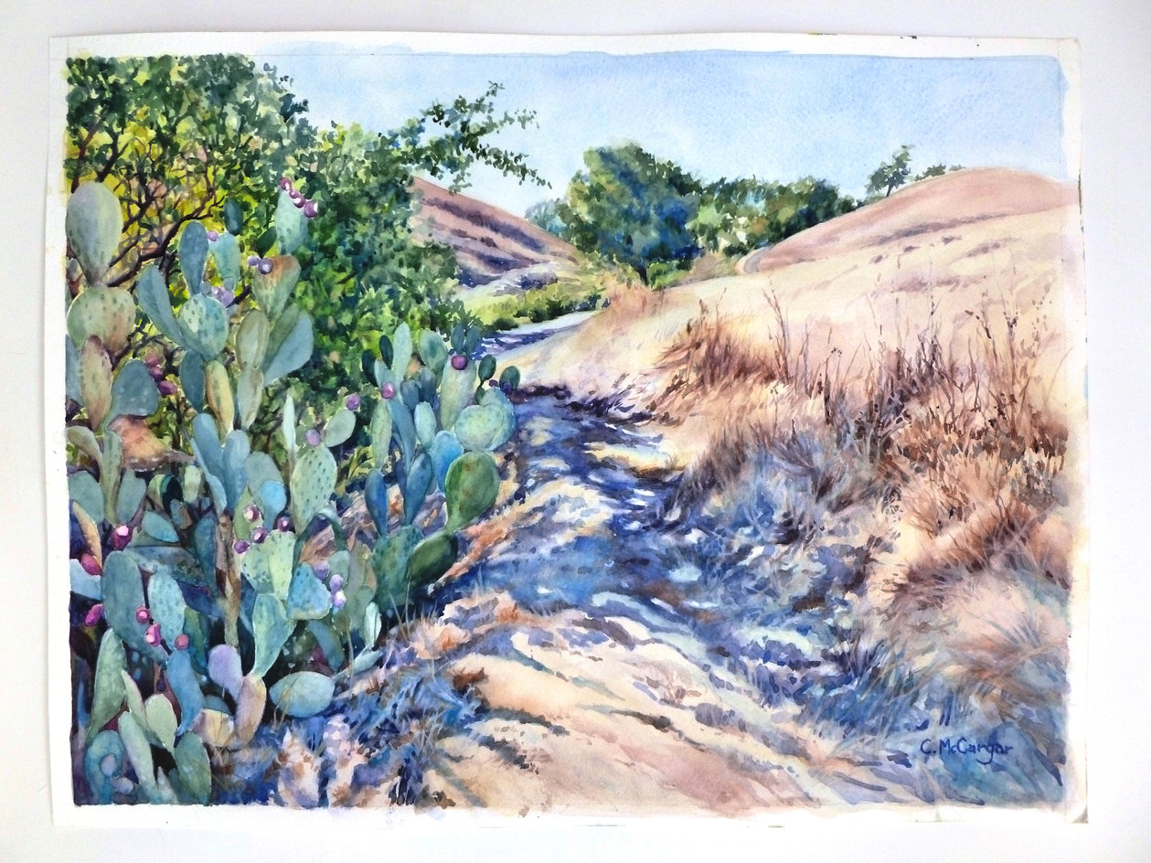 Beavertail Trail Again by Catherine McCargar |  Context View of Artwork 