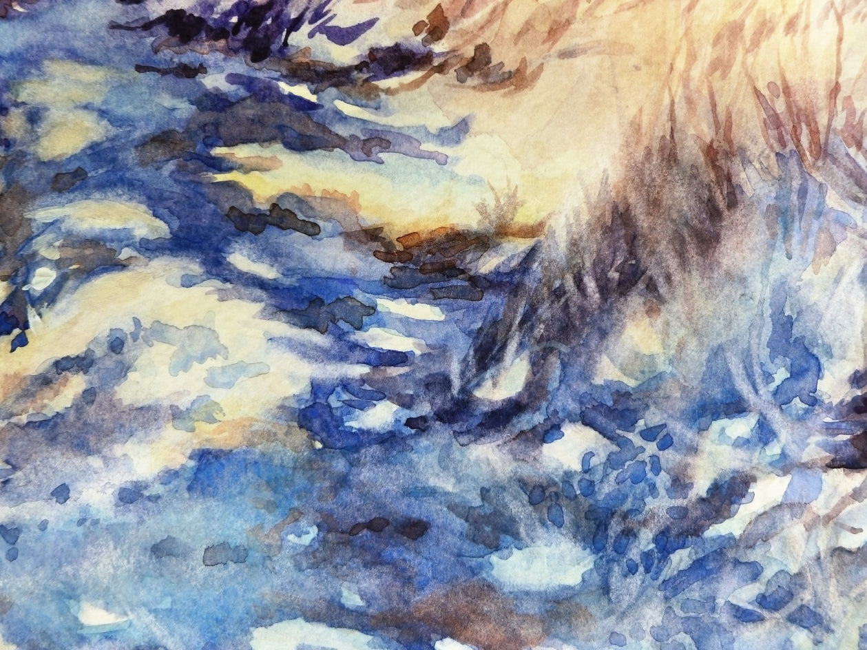Beavertail Trail Again by Catherine McCargar |  Closeup View of Artwork 