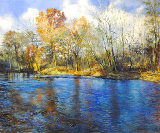 Original art for sale at UGallery.com | Before The Bend by Onelio Marrero | $1,150 | oil painting | 22' h x 26' w | photo 1