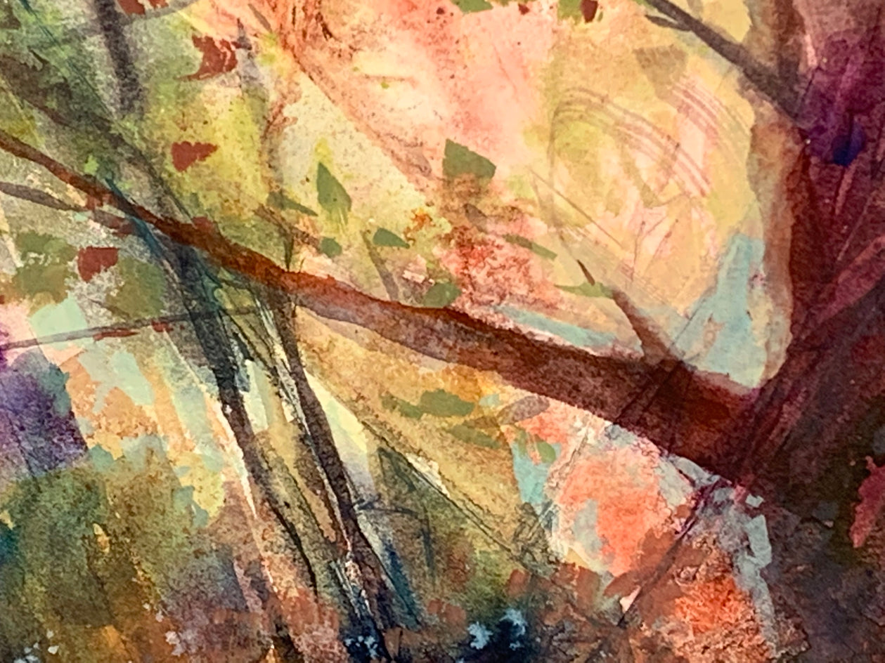 Beginnings of Spring by Melissa Gannon |  Closeup View of Artwork 