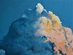 Original art for sale at UGallery.com | Gambling Clouds by Benjamin Thomas | $1,775 | acrylic painting | 34' h x 34' w | thumbnail 2