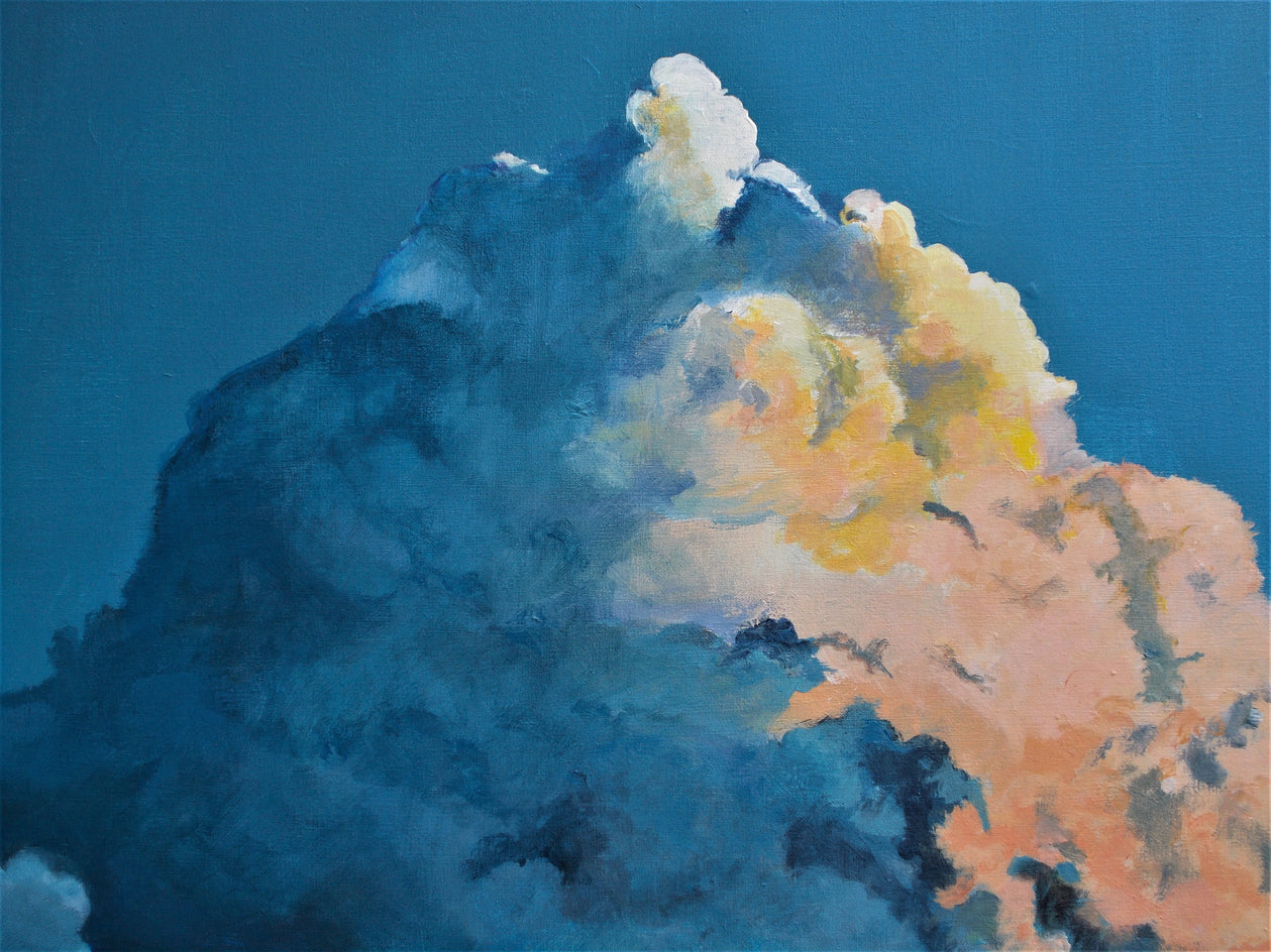 Gambling Clouds by Benjamin Thomas |  Side View of Artwork 