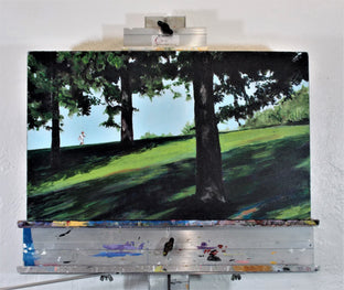 Original art for sale at UGallery.com | Mad Dogs and Englishmen by Benjamin Thomas | $850 | acrylic painting | 12' h x 20' w | photo 3