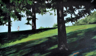 Original art for sale at UGallery.com | Mad Dogs and Englishmen by Benjamin Thomas | $850 | acrylic painting | 12' h x 20' w | photo 1