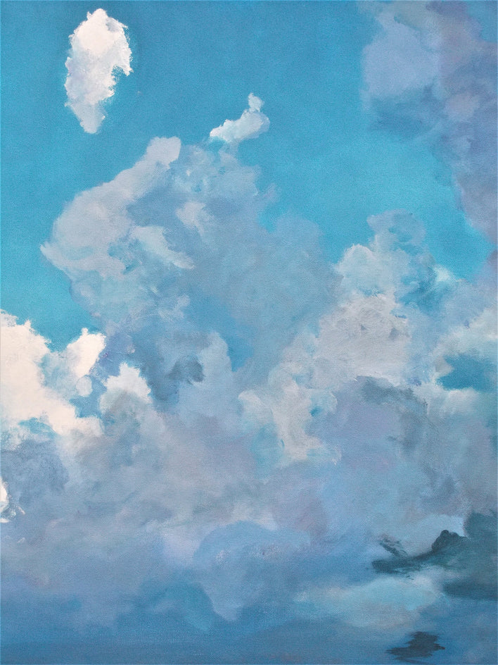 Purple Grey by Benjamin Thomas |  Closeup View of Artwork 