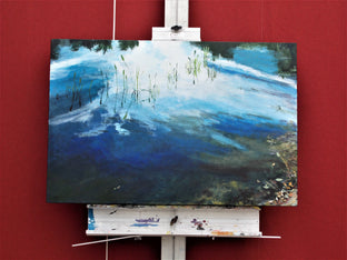 Original art for sale at UGallery.com | Still Waters by Benjamin Thomas | $1,975 | acrylic painting | 20' h x 30' w | photo 3
