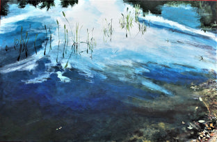 Original art for sale at UGallery.com | Still Waters by Benjamin Thomas | $1,975 | acrylic painting | 20' h x 30' w | photo 1