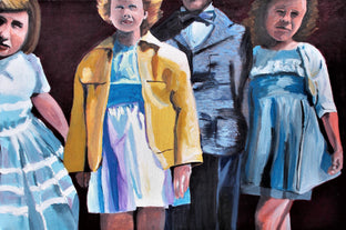 Original art for sale at UGallery.com | Tom and His Girls by Benjamin Thomas | $2,300 | acrylic painting | 32' h x 48' w | photo 1