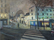 Original art for sale at UGallery.com | Un Soir d'Automne ˆ Paris by Bertrand Girard | $2,250 | acrylic painting | 21' h x 28' w | thumbnail 1