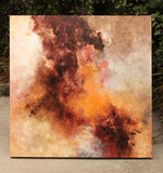 Original art for sale at UGallery.com | Between Then and Now by Karen Hansen | $3,675 | acrylic painting | 40' h x 40' w | thumbnail 3