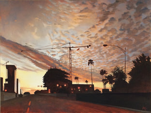 Original art for sale at UGallery.com | The Beverly Hilton by Jesse Aldana | $1,200 | oil painting | 30' h x 40' w | photo 1
