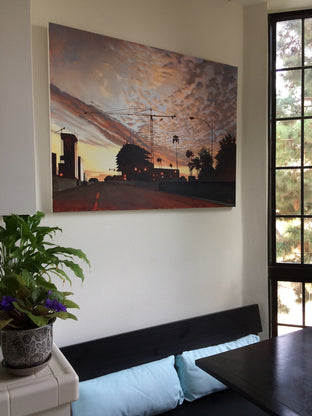 Original art for sale at UGallery.com | The Beverly Hilton by Jesse Aldana | $1,200 | oil painting | 30' h x 40' w | photo 3