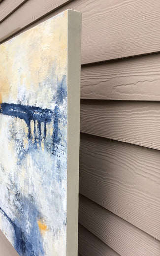 Beyond by Jodi Dann |  Side View of Artwork 