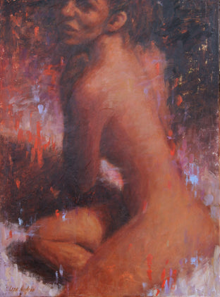 Original art for sale at UGallery.com | Pause by Lisa Nielsen | $575 | oil painting | 16' h x 12' w | photo 1