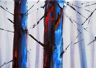 Redwood Forest by Lisa Elley |   Closeup View of Artwork 