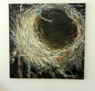 Original art for sale at UGallery.com | Nest by Mary Pratt | $4,175 | oil painting | 48' h x 48' w | photo 3