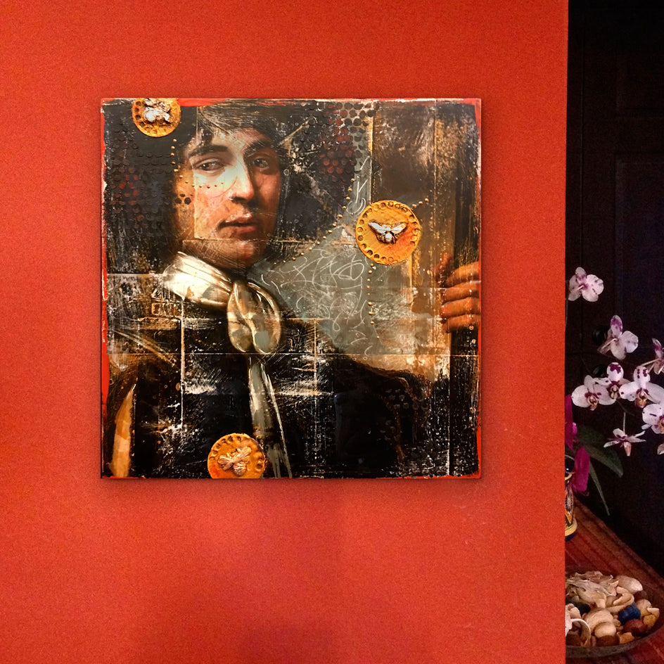 Big Bad Bee Lover by Darlene McElroy |  Context View of Artwork 