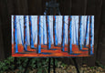 Original art for sale at UGallery.com | Redwood Forest by Lisa Elley | $650 | oil painting | 15' h x 30' w | thumbnail 3