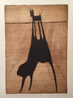 Original art for sale at UGallery.com | Big Dog - Island of ZA by Doug Lawler | $325 | printmaking | 10' h x 8' w | photo 1