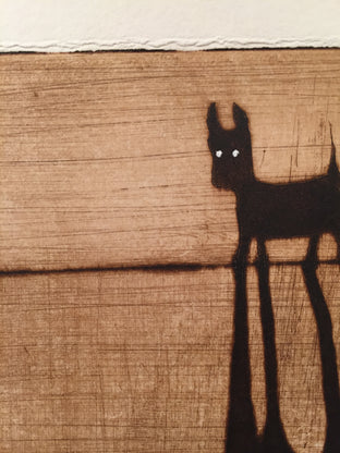 Original art for sale at UGallery.com | Big Dog - Island of ZA by Doug Lawler | $325 | printmaking | 10' h x 8' w | photo 3