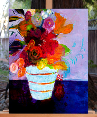 Original art for sale at UGallery.com | Bijou by Ruth-Anne Siegel | $800 | mixed media artwork | 24' h x 18' w | photo 3