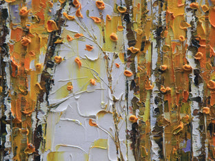 Original art for sale at UGallery.com | Fall in to Autumn by Lisa Elley | $300 | oil painting | 12' h x 9' w | photo 4