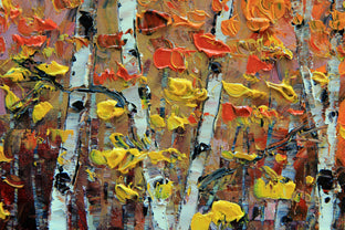 Original art for sale at UGallery.com | Benevolent Birch Study by Lisa Elley | $325 | oil painting | 12' h x 9' w | photo 4