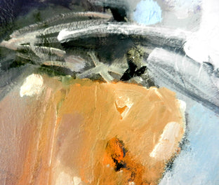 Original art for sale at UGallery.com | Bird on Shoulder by Mary Pratt | $2,825 | oil painting | 48' h x 24' w | photo 4