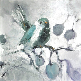 Original art for sale at UGallery.com | Birdy by Mary Pratt | $1,050 | oil painting | 20' h x 20' w | photo 4