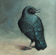 Original art for sale at UGallery.com | Blackbird Singing in the Morning Light by Jennifer Ross | $400 | oil painting | 8' h x 8' w | thumbnail 1