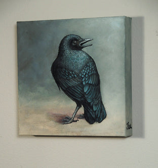 Blackbird Singing in the Morning Light by Jennifer Ross |  Context View of Artwork 
