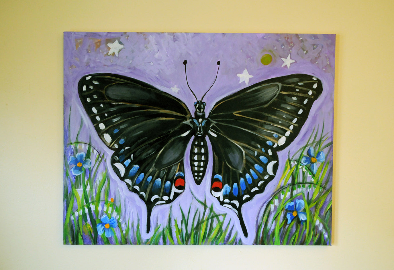 Black Butterfly by Kira Yustak |  Context View of Artwork 