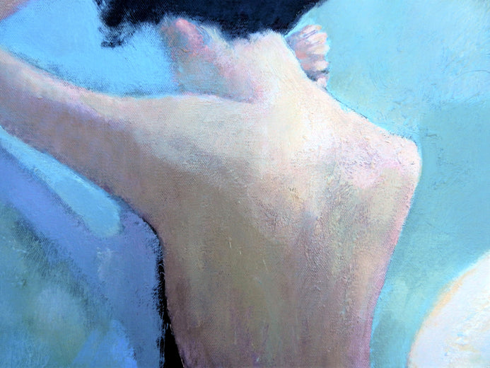 Black Dress by Mary Pratt |   Closeup View of Artwork 