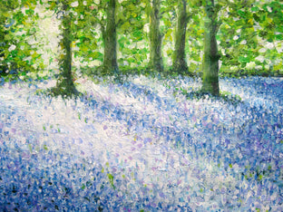 Blue Bell Wood by Natasha Tayles |   Closeup View of Artwork 