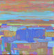 Original art for sale at UGallery.com | The Blue Fields and the Horizon by Srinivas Kathoju | $425 | oil painting | 12' h x 12' w | thumbnail 1