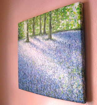Blue Bell Wood by Natasha Tayles |  Side View of Artwork 
