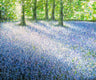 Original art for sale at UGallery.com | Blue Bell Wood by Natasha Tayles | $525 | acrylic painting | 17' h x 20' w | thumbnail 1