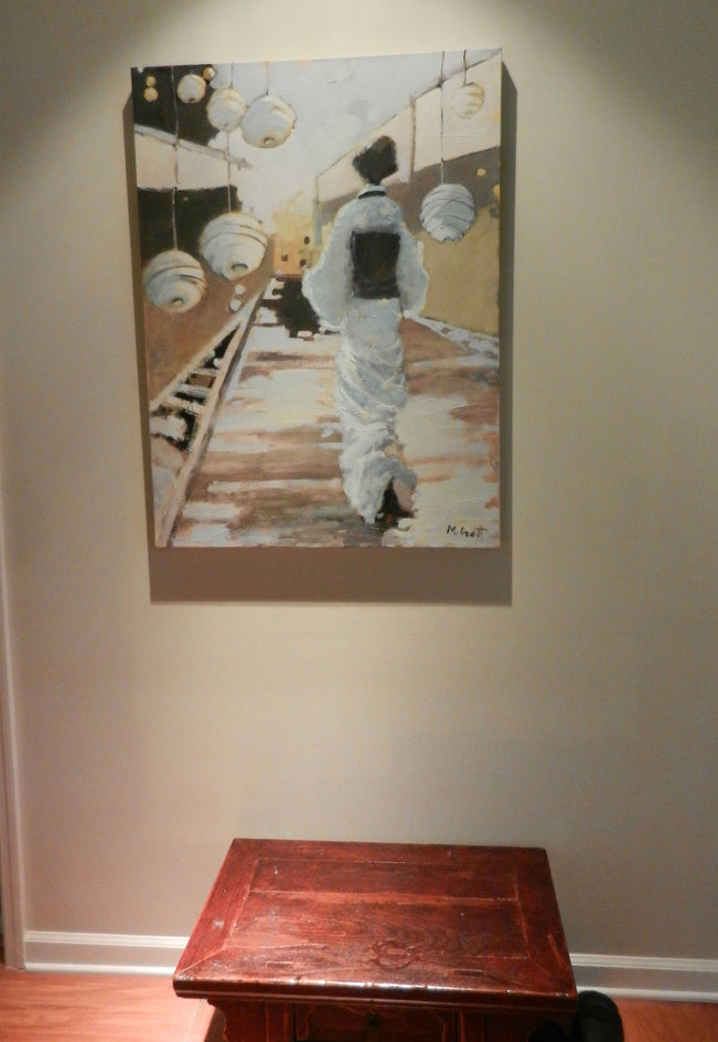 Blue Geisha by Mary Pratt |  Context View of Artwork 