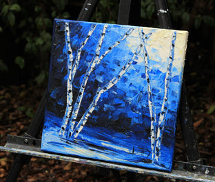 Blue Birches ll by Lisa Elley |  Artwork Main Image 