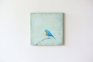Original art for sale at UGallery.com | Bluebird by Sally Adams | $375 | acrylic painting | 12' h x 12' w | photo 3