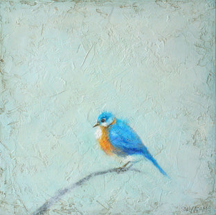 Original art for sale at UGallery.com | Bluebird by Sally Adams | $375 | acrylic painting | 12' h x 12' w | photo 1